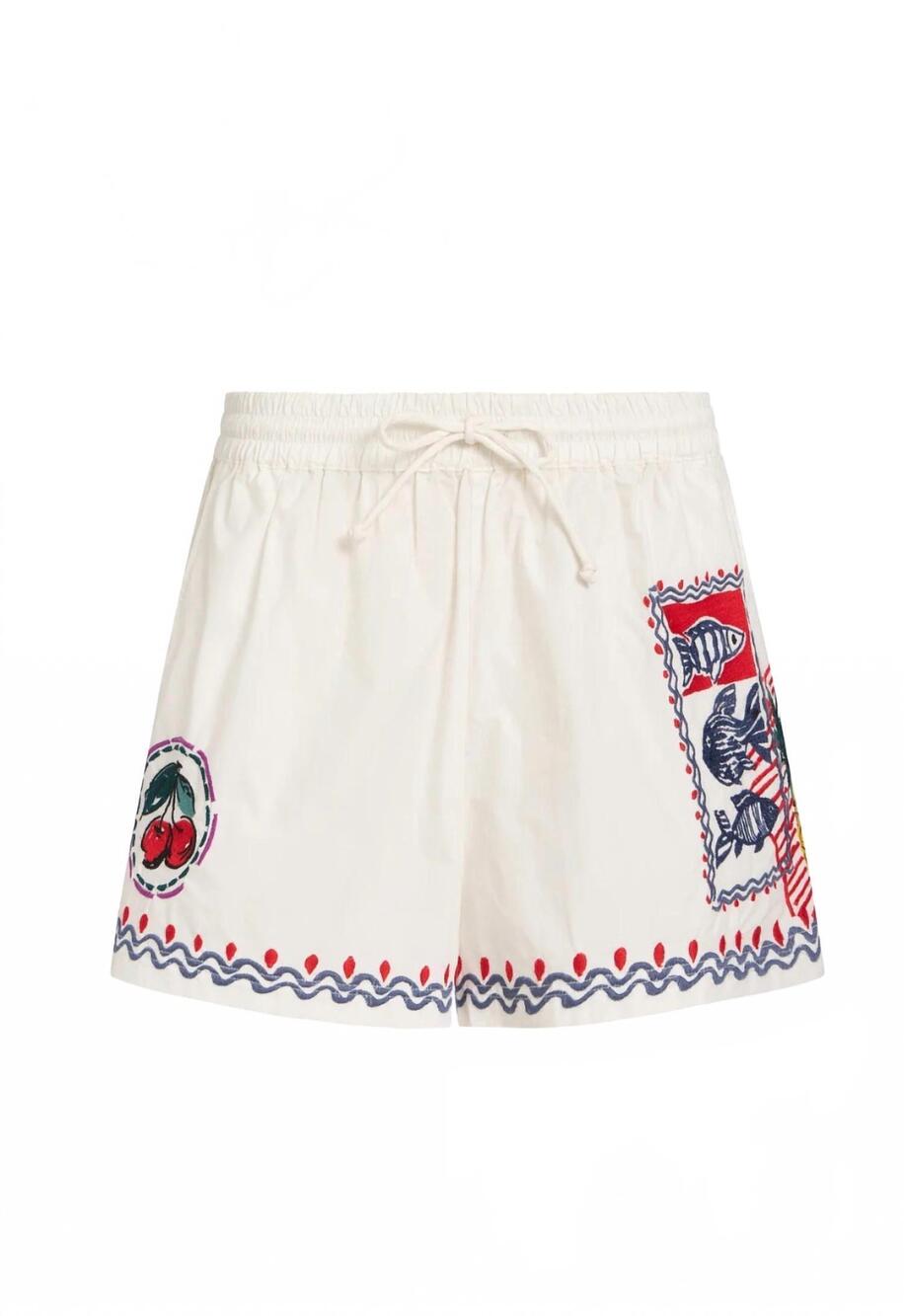 NEW MARIE OLIVER women's larson short in white